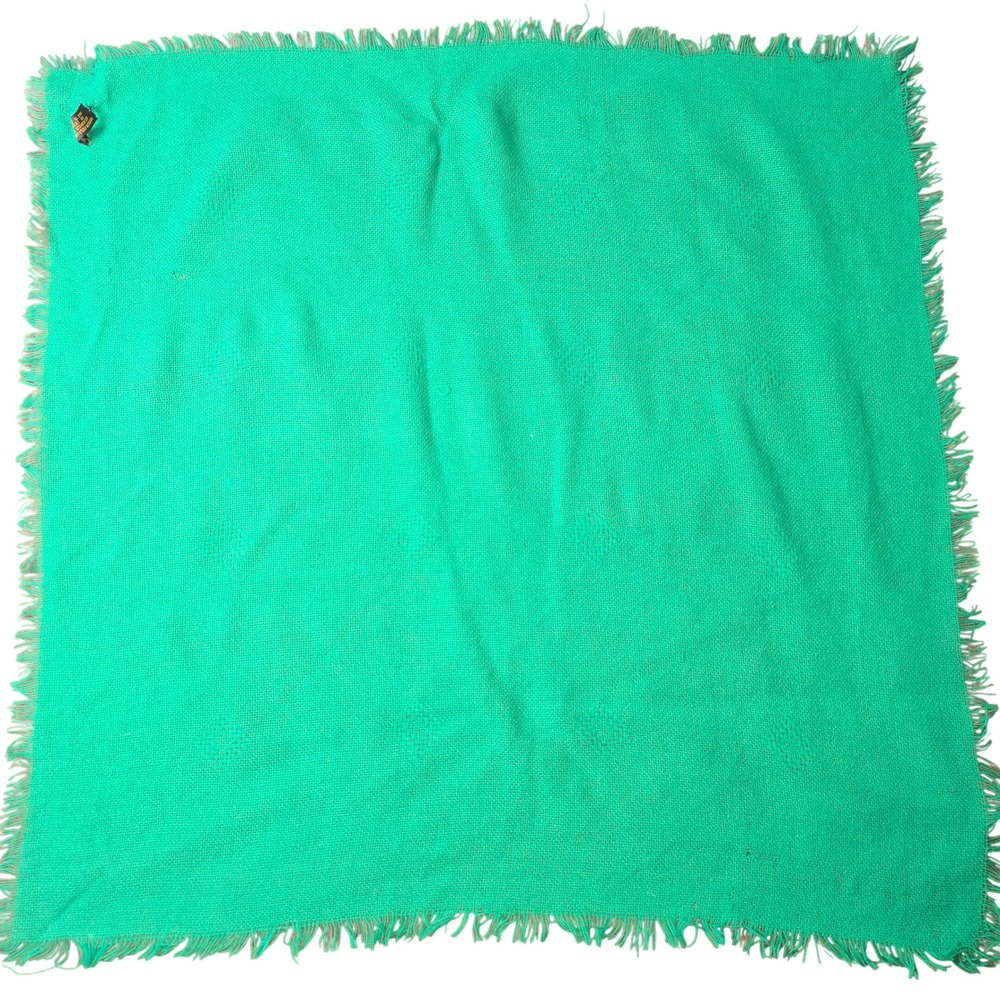 Head Neck Scarf Belt Shawl Stole Bandana Beach Cover-up Hankie Tie 27"x26"VTG